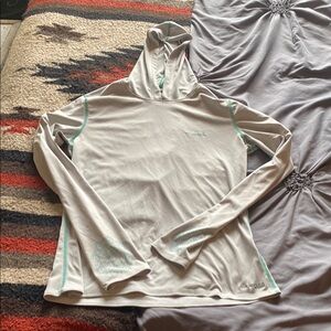 Simms Gray Long Sleeve Relaxed Hoodie